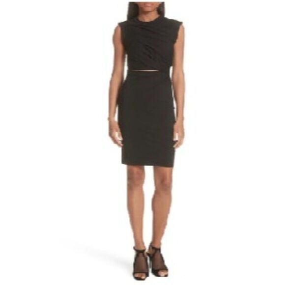 Size XS Alexanderwang.t Cutout Jersey Dress - Picture 1 of 1